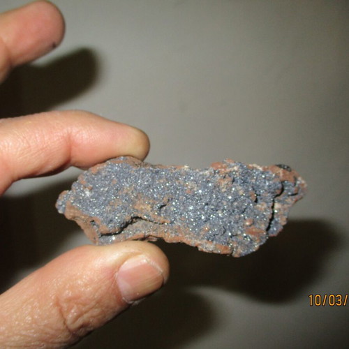 Chalcophanite mineral new Greek size 7 cm, weight 44+ g