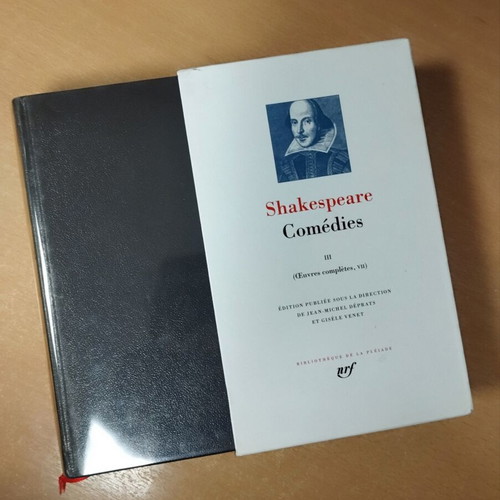 Shakespeare Comédies La Pleiade 2016 used, in French