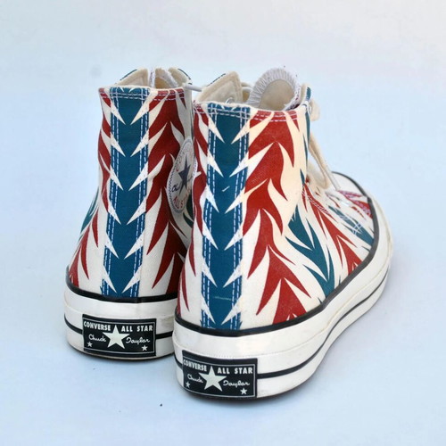 Converse All Star Chuck Taylor Aztec Pattern High Top Sneakers, size 39