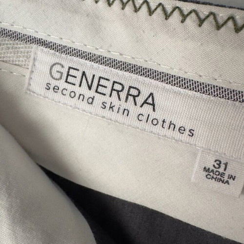 Generra men's gray checkered bermuda shorts like new W31