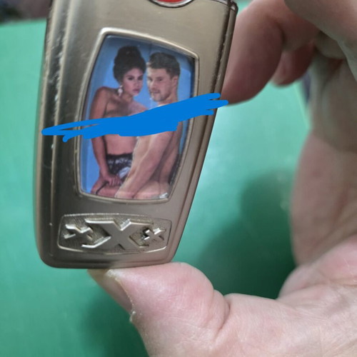 Set of 2 metal XXX lighters