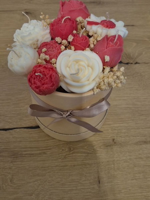 Wax flower bouquet new handmade