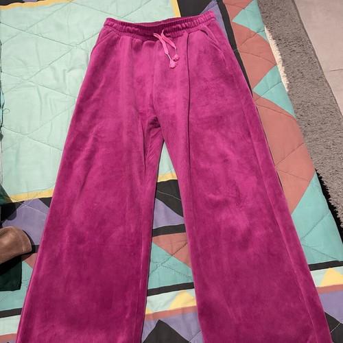 Velvet tracksuit like new, pink, size L