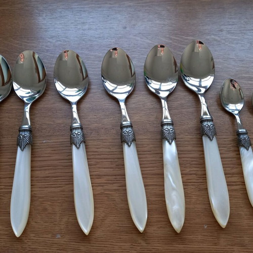 Casa Bugatti Oxford Old-silver Cutlery Set for 6 People like new