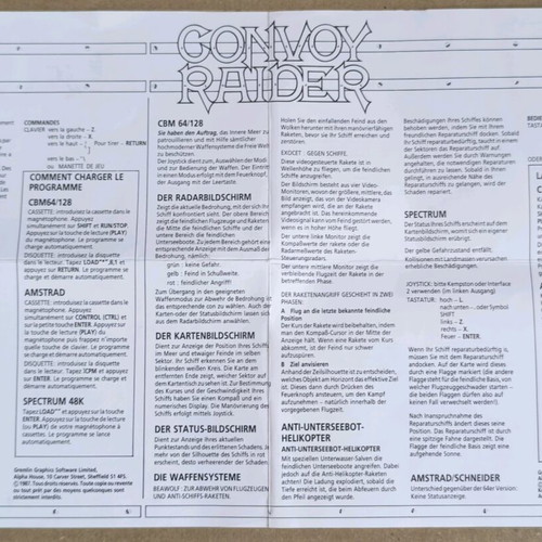Convoy Raider (Gremlin) Amstrad Cassette like new