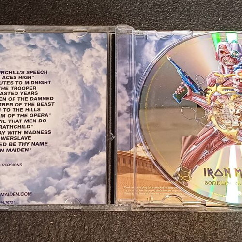 Iron Maiden Somewhere Back In Time CD used, heavy metal