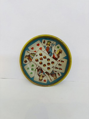 Antique German Metal Jeton Token Dish used, 1910s