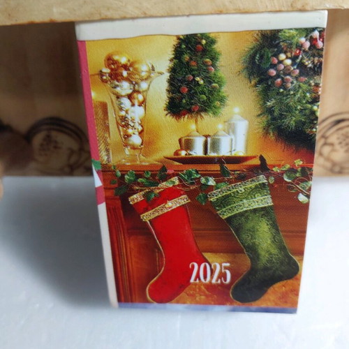 Wooden hanging calendar 2025 new
