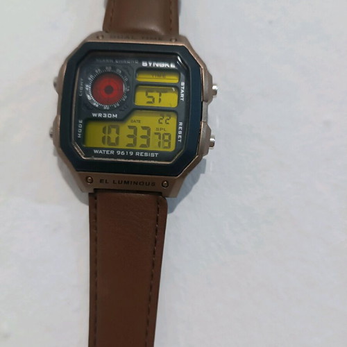 Synoke AE 1200 Custom Screen Mod Wristwatch new, brown