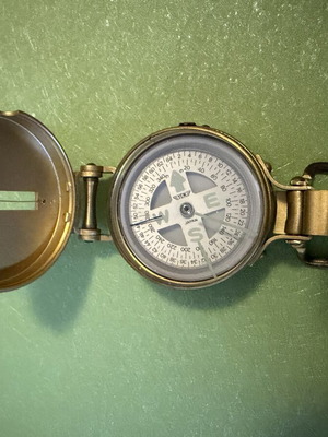 Sei Japan Liquid Filled Lensatic Compass military type used