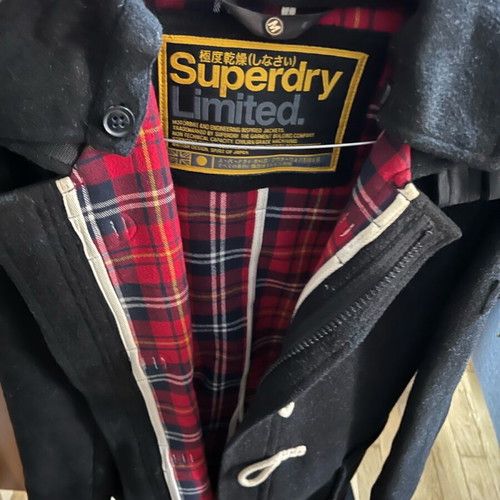 Superdry Montgomery coat like new, size M, black