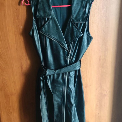 BSB black leather dress like new, size S/36/8