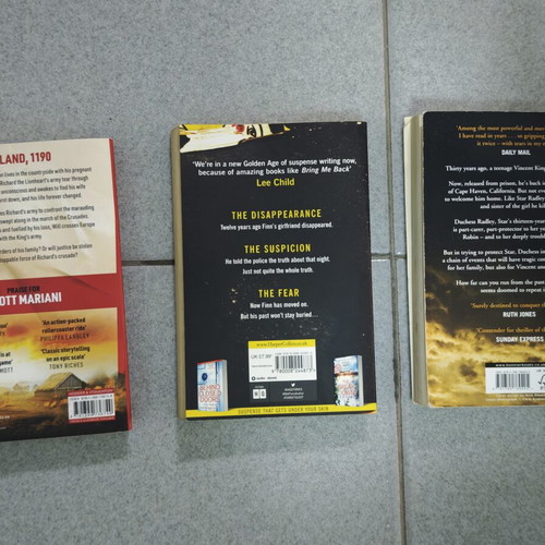 Three English books set
