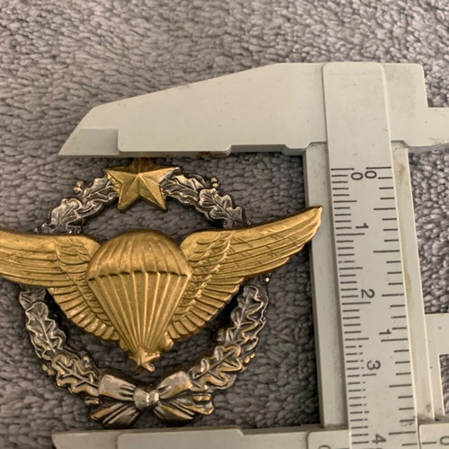 France Air Force military emblem used, metal relief