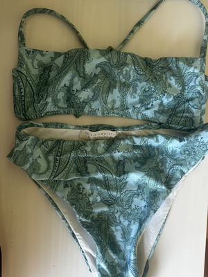 Vassia Kostara Bikini set size S turquoise like new