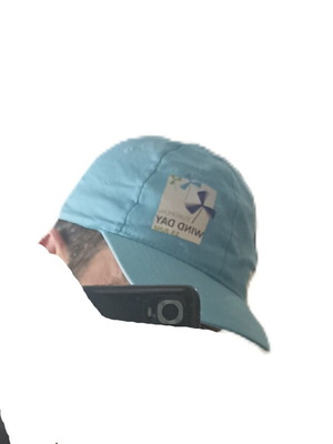 European Wind Day hat turquoise like new, adjustable