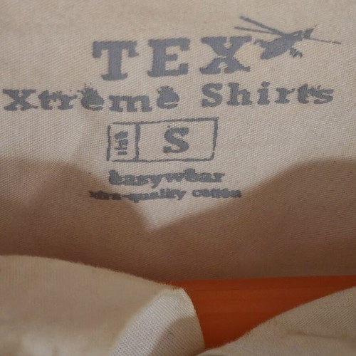 Tex men's shirt size S used, white