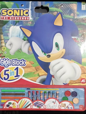 Σετ ζωγραφικής Sonic The Hedgehog 5 σε 1 καινούργιο