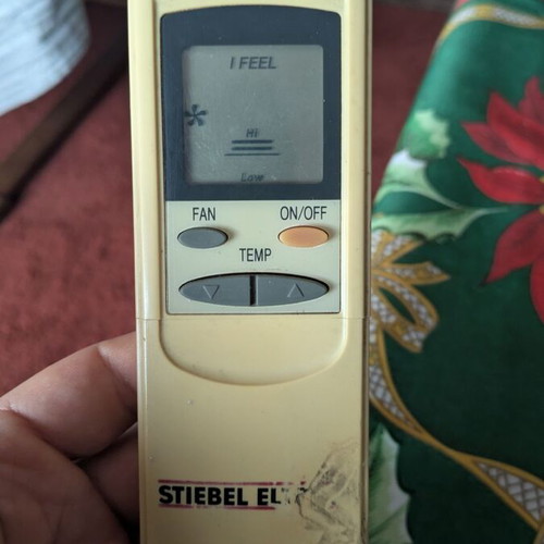 Stiebel remote control used for air conditioner