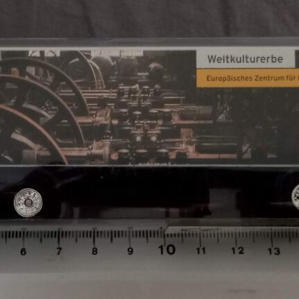 Truck trailer scale H0 new, advertising