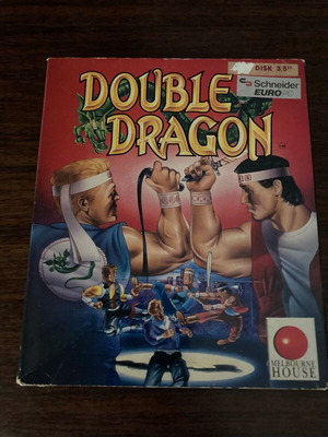 Double Dragon for IBM PC 3.5" used, box and manuals