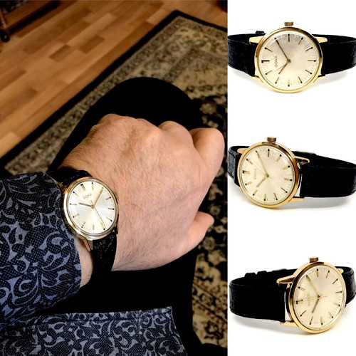 Doxa vintage 1960 used men's mechanical wristwatch