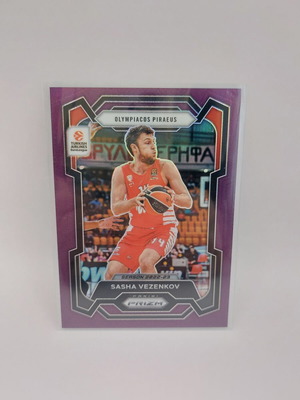 2023-24 Euroleague Prizm Sasha Vezenkov purple /99 like new