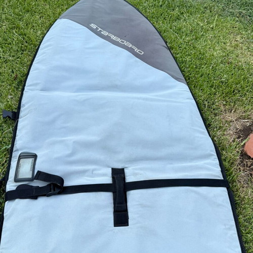 Cohete Performer SUP board used, includes leash and carrying case