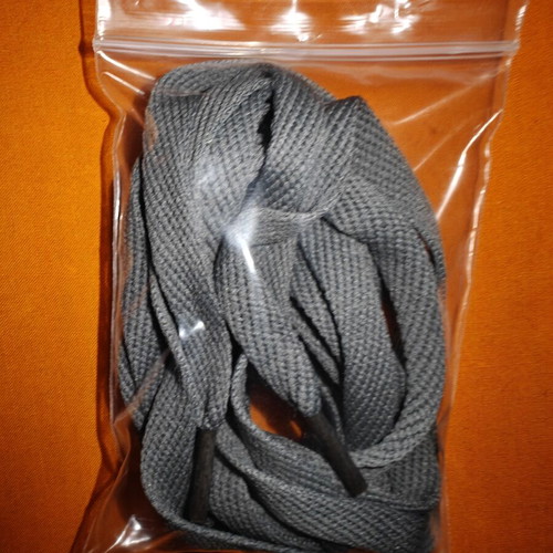 Gray flat shoelaces new