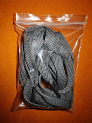 Gray flat shoelaces new