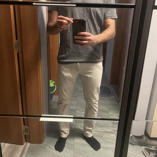 Alcott men's beige casual pants used, size M