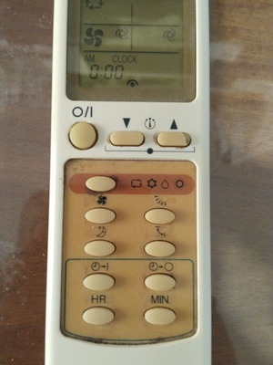 Firstline A/C remote control, original