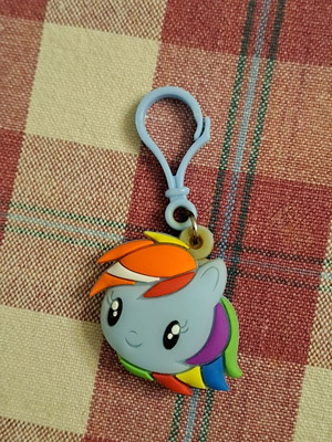 Rainbow Dash My Little Pony keychain used rubber