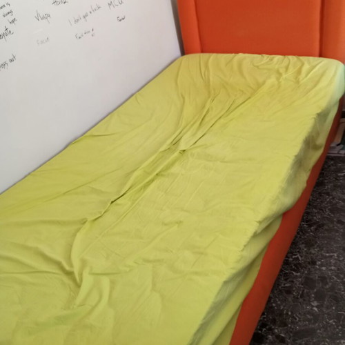 Single bed with mattress used, 1.90×90 cm