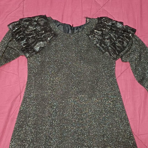 Sam dress 110 cm for 5 years old, black with glitter, like new