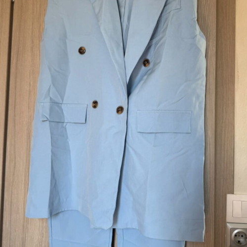 Force sleeveless suit new turquoise