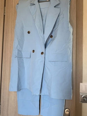 Force sleeveless suit new turquoise