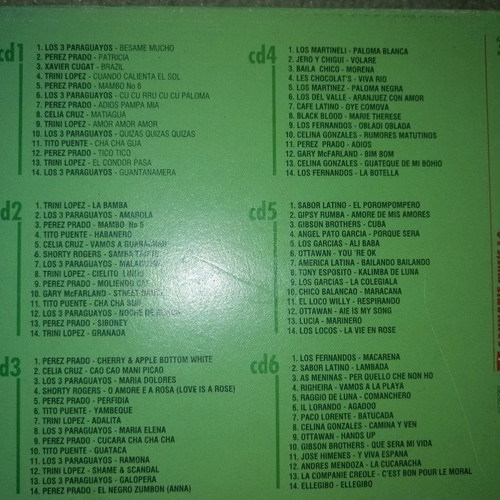Latin CD collection box set new