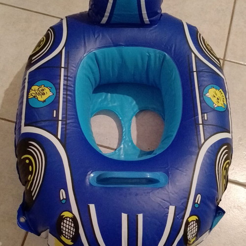 Baby inflatable float like new with cat design