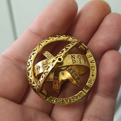 Harry Potter Astronomy Ring new, gold color, inspired by books
