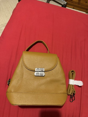 Women's backpack bag beige new
