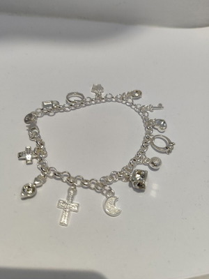 925 Ασημένιο βραχιόλι με charms