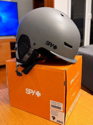 SPY Galactic MIPS ski helmet, matte gray, medium