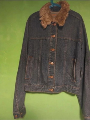 Zara denim jacket used, size S, blue
