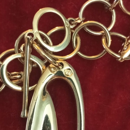 Swarovski vintage necklace with rings
