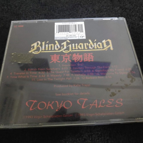 Blind Guardian Tokyo Tales Live in Japan CD 1993 Virgin