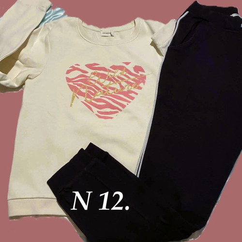 Package N 12 like new, multicolored for girls