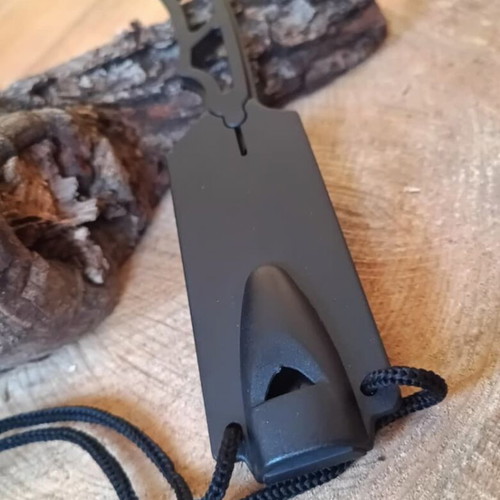Survivor Fixed Blade Neck Knife HK-656 new with whistle
