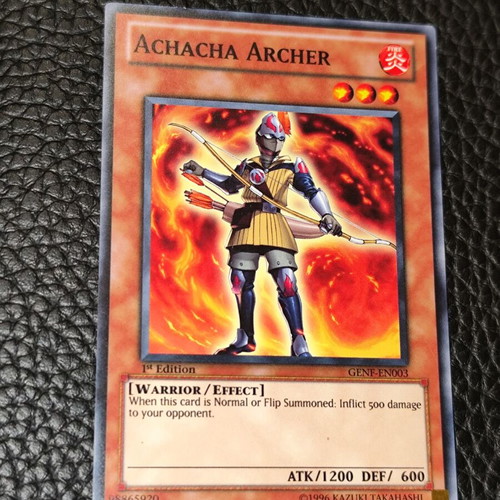 Achacha Archer Yu-Gi-Oh card like new