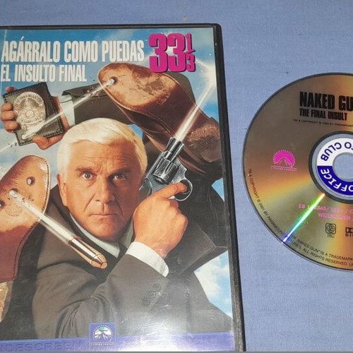 Naked Gun 33 1/3 DVD used, comedy with subtitles